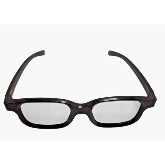 Nerd Glasses Black Frame Clear Lens Geek Eyeglasses Halloween Costume - Picture 1 of 5